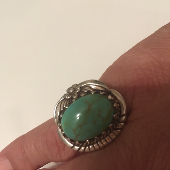 Carol Felley turquoise green ring gorgeous! - Picture 4 of 5